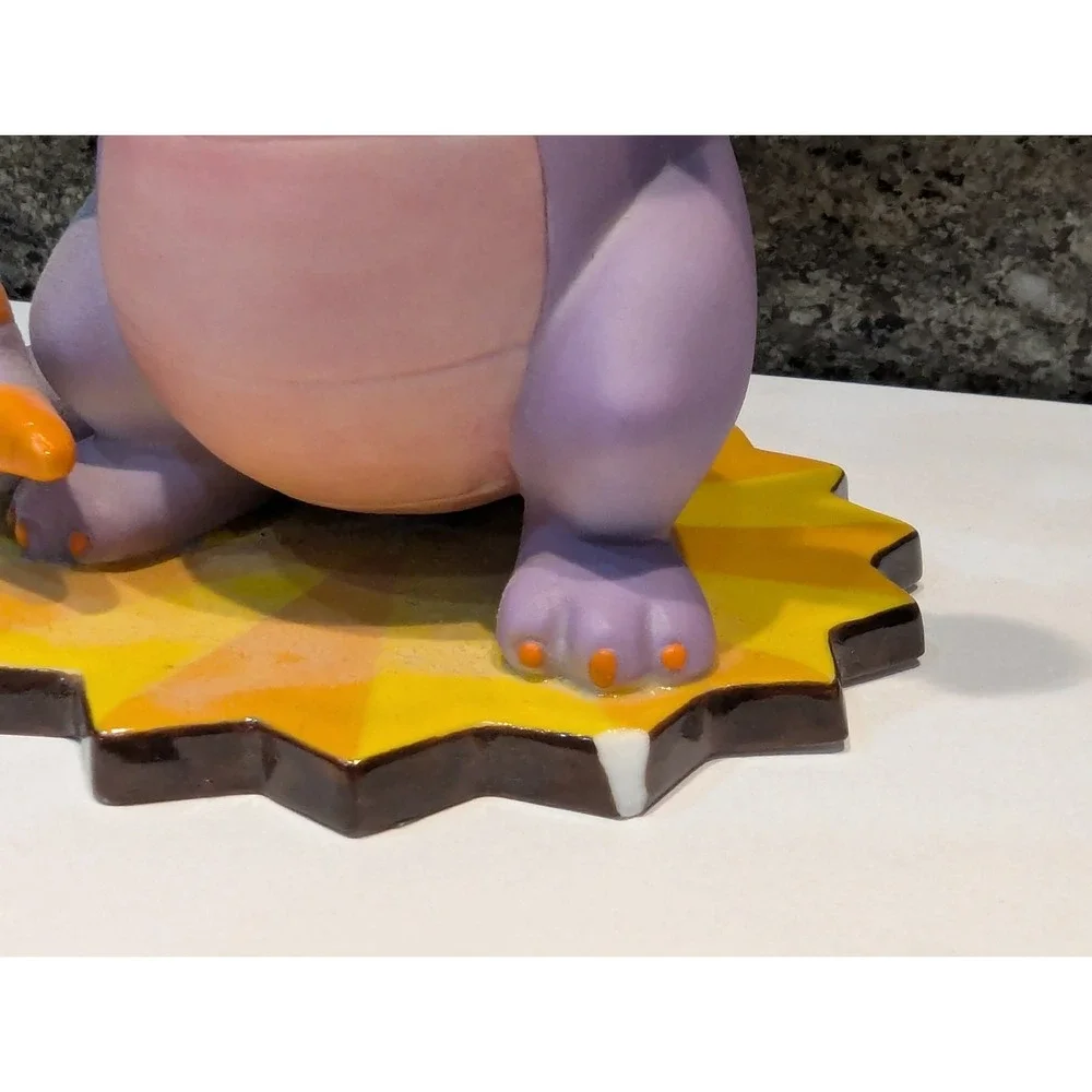 Disney Parks Epcot Figment Figurine Statue Imagination Institute Light Bulb READ